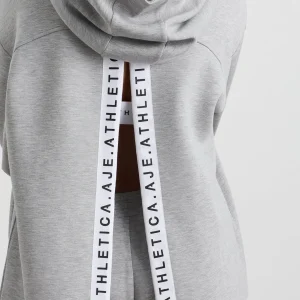 Clearance Aje ATHLETICA Hooded Jumper 432 Grey Marle