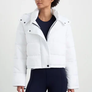 Discount Aje ATHLETICA Hooded Puffer Jacket 711 White