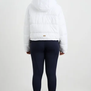 Discount Aje ATHLETICA Hooded Puffer Jacket 711 White