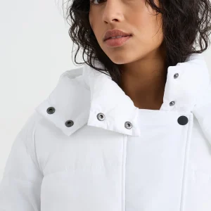 Discount Aje ATHLETICA Hooded Puffer Jacket 711 White