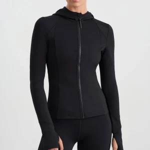 Fashion Aje ATHLETICA Hooded Running Jacket 752 Black
