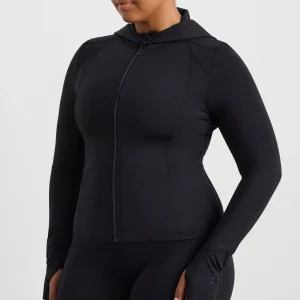 Fashion Aje ATHLETICA Hooded Running Jacket 752 Black