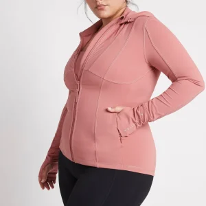 Best Sale Aje ATHLETICA Hooded Zip Up Jacket 709 Rose Pink/Rose Quartz