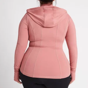 Best Sale Aje ATHLETICA Hooded Zip Up Jacket 709 Rose Pink/Rose Quartz