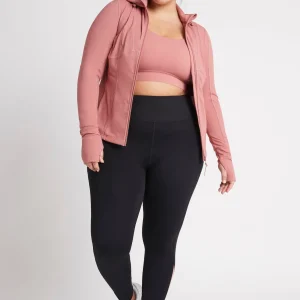 Best Sale Aje ATHLETICA Hooded Zip Up Jacket 709 Rose Pink/Rose Quartz
