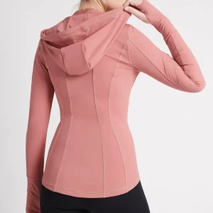 Best Sale Aje ATHLETICA Hooded Zip Up Jacket 709 Rose Pink/Rose Quartz