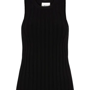 Sale Aje ATHLETICA Hydra Racer Knit Ribbed Top Black