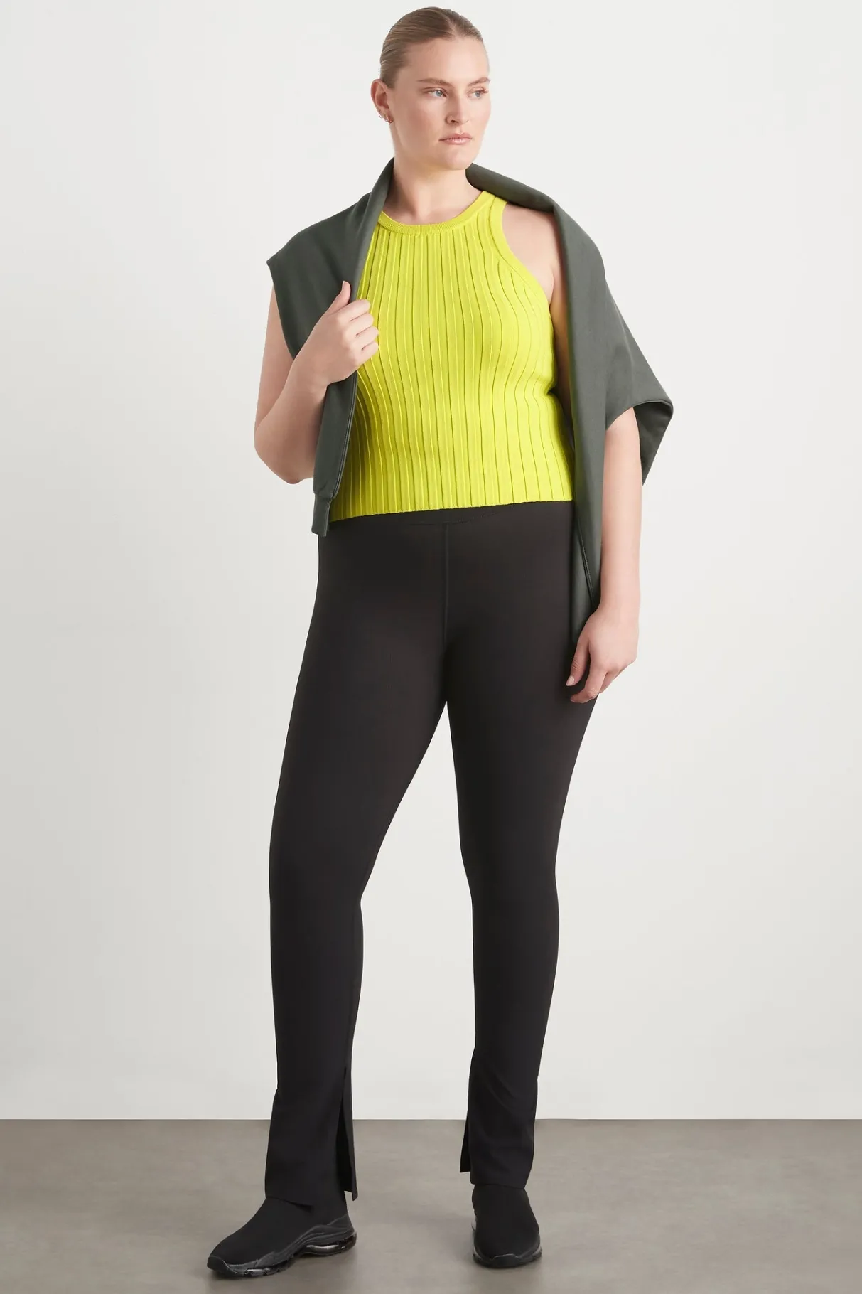hydra_racer_knit_ribbed_top_12-2.webp Sale Aje ATHLETICA Hydra Racer Knit Ribbed Top Citrus Yellow
