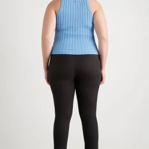 Store Aje ATHLETICA Hydra Racer Knit Ribbed Top Cerulean Blue