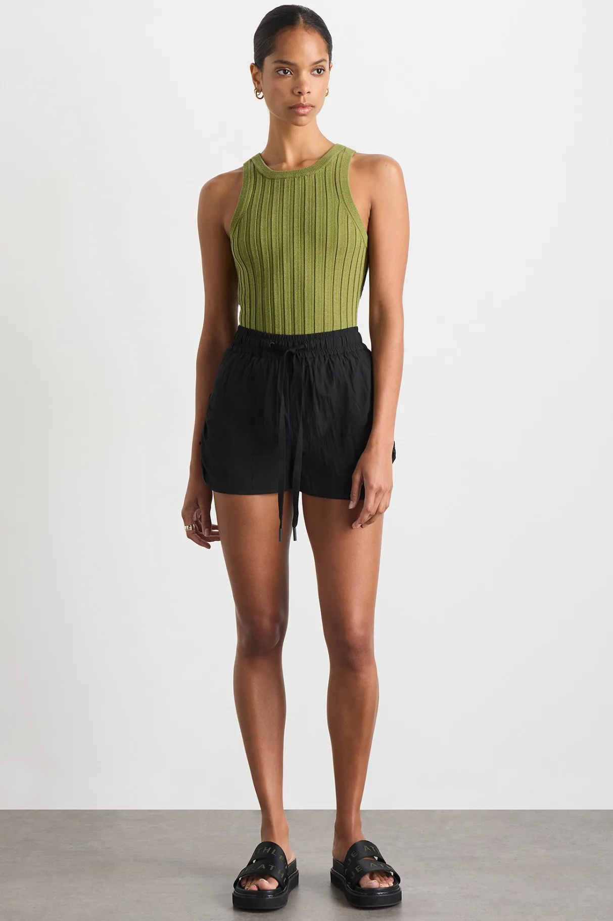 hydra_racer_knit_ribbed_top_2-6.webp Online Aje ATHLETICA Hydra Racer Knit Ribbed Top Evergreen