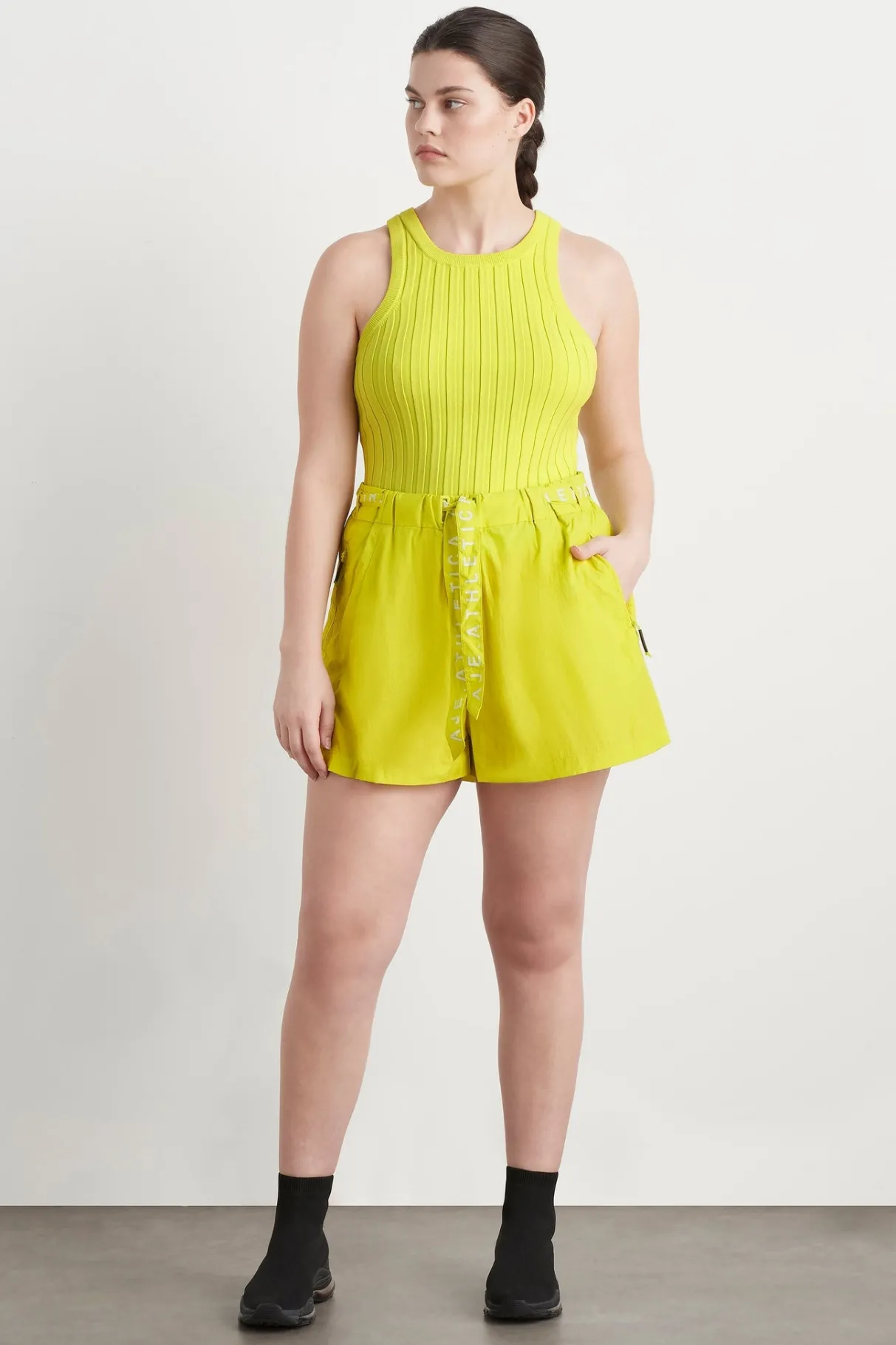 hydra_racer_knit_ribbed_top_7-2.webp Sale Aje ATHLETICA Hydra Racer Knit Ribbed Top Citrus Yellow