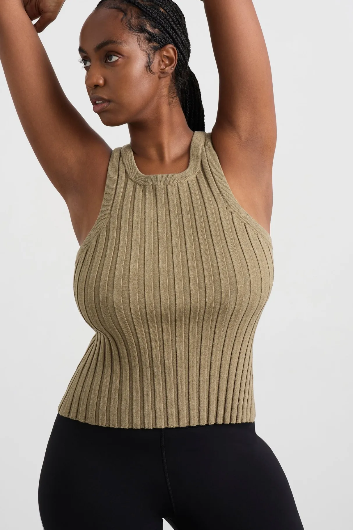 hydra_racer_knit_ribbed_top_9-1.webp Shop Aje ATHLETICA Hydra Racer Knit Ribbed Top Soft Khaki