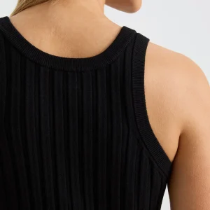 Shop Aje ATHLETICA Hydra Racer Rib Tank 107 Black