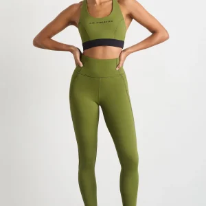 Online Aje ATHLETICA Inset Full Length Legging 250 Evergreen Black