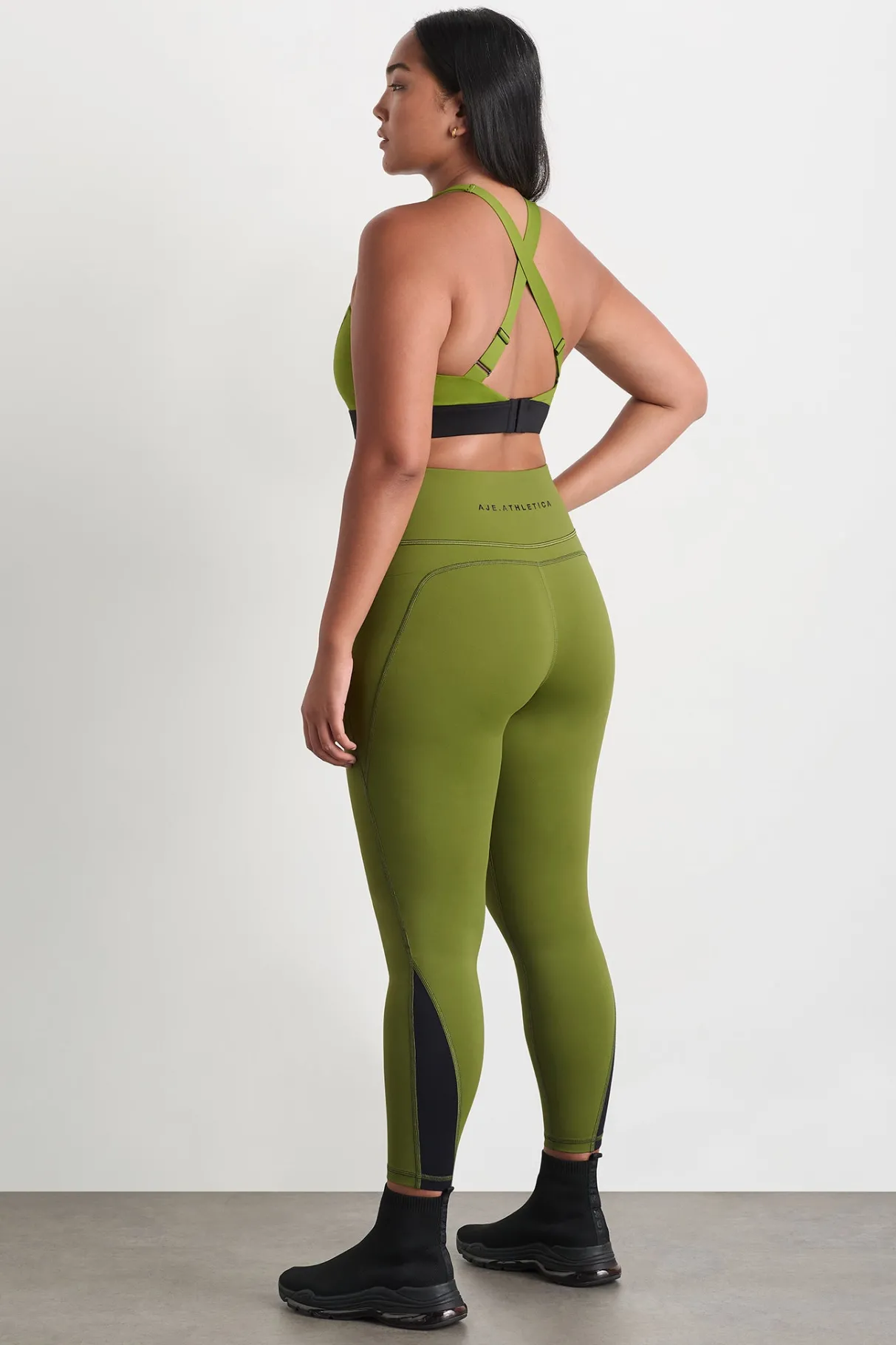 inset_full_length_legging__10.webp Online Aje ATHLETICA Inset Full Length Legging 250 Evergreen Black
