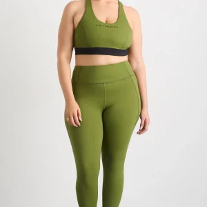 Online Aje ATHLETICA Inset Full Length Legging 250 Evergreen Black