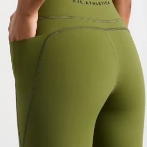 Online Aje ATHLETICA Inset Full Length Legging 250 Evergreen Black