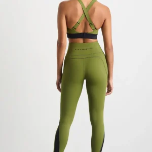 Online Aje ATHLETICA Inset Full Length Legging 250 Evergreen Black