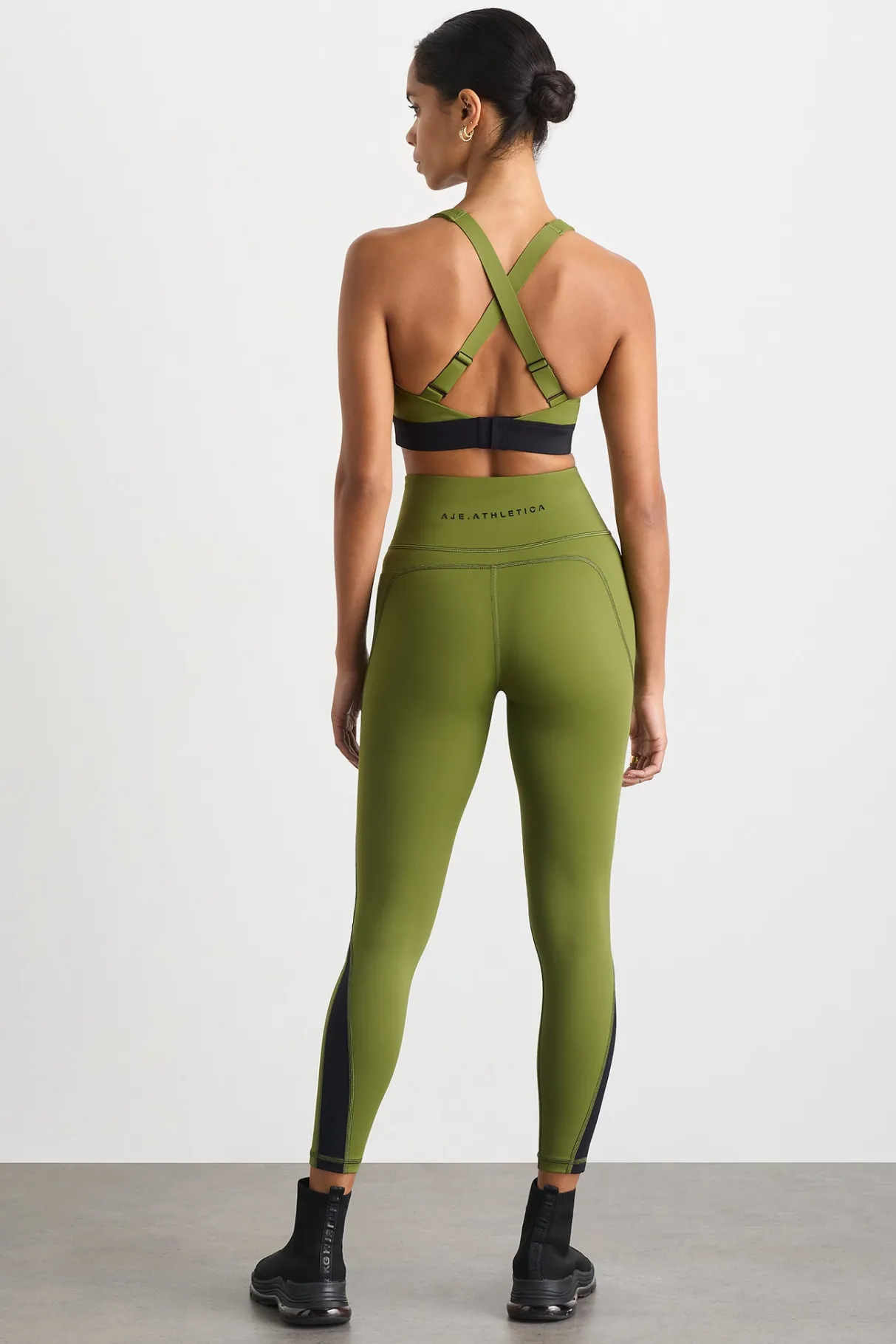 inset_full_length_legging__4.webp Online Aje ATHLETICA Inset Full Length Legging 250 Evergreen Black