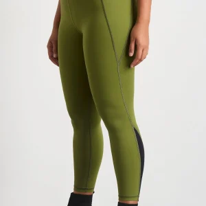 Online Aje ATHLETICA Inset Full Length Legging 250 Evergreen Black