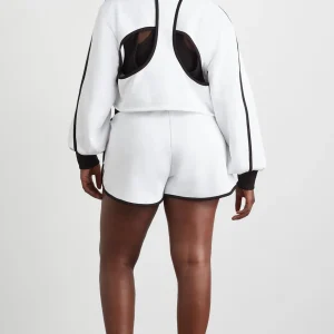 Best Aje ATHLETICA Interlock Crop Sweater 413 White/Black