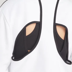 Best Aje ATHLETICA Interlock Crop Sweater 413 White/Black