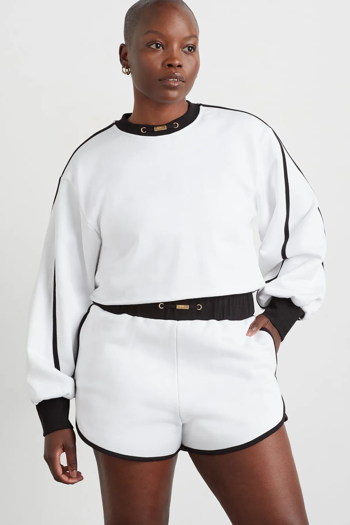 interlock_crop_sweater__6.webp Best Aje ATHLETICA Interlock Crop Sweater 413 White/Black