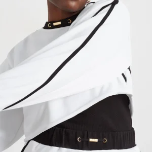 Best Aje ATHLETICA Interlock Crop Sweater 413 White/Black