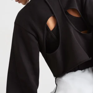 Best Sale Aje ATHLETICA Interlock Sweater 413 Black