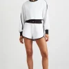 Outlet Aje ATHLETICA Interlock Terry Short 627 White/Black