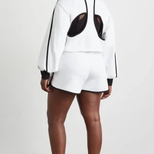 Outlet Aje ATHLETICA Interlock Terry Short 627 White/Black