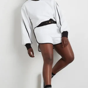 Outlet Aje ATHLETICA Interlock Terry Short 627 White/Black