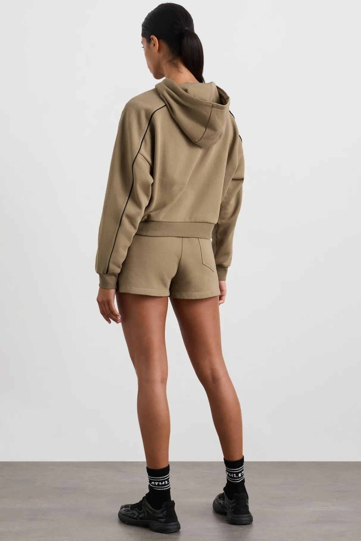 kangaroo_pocket_hoodie__5.webp Online Aje ATHLETICA Kangaroo Pocket Hoodie 405 Soft Khaki Black