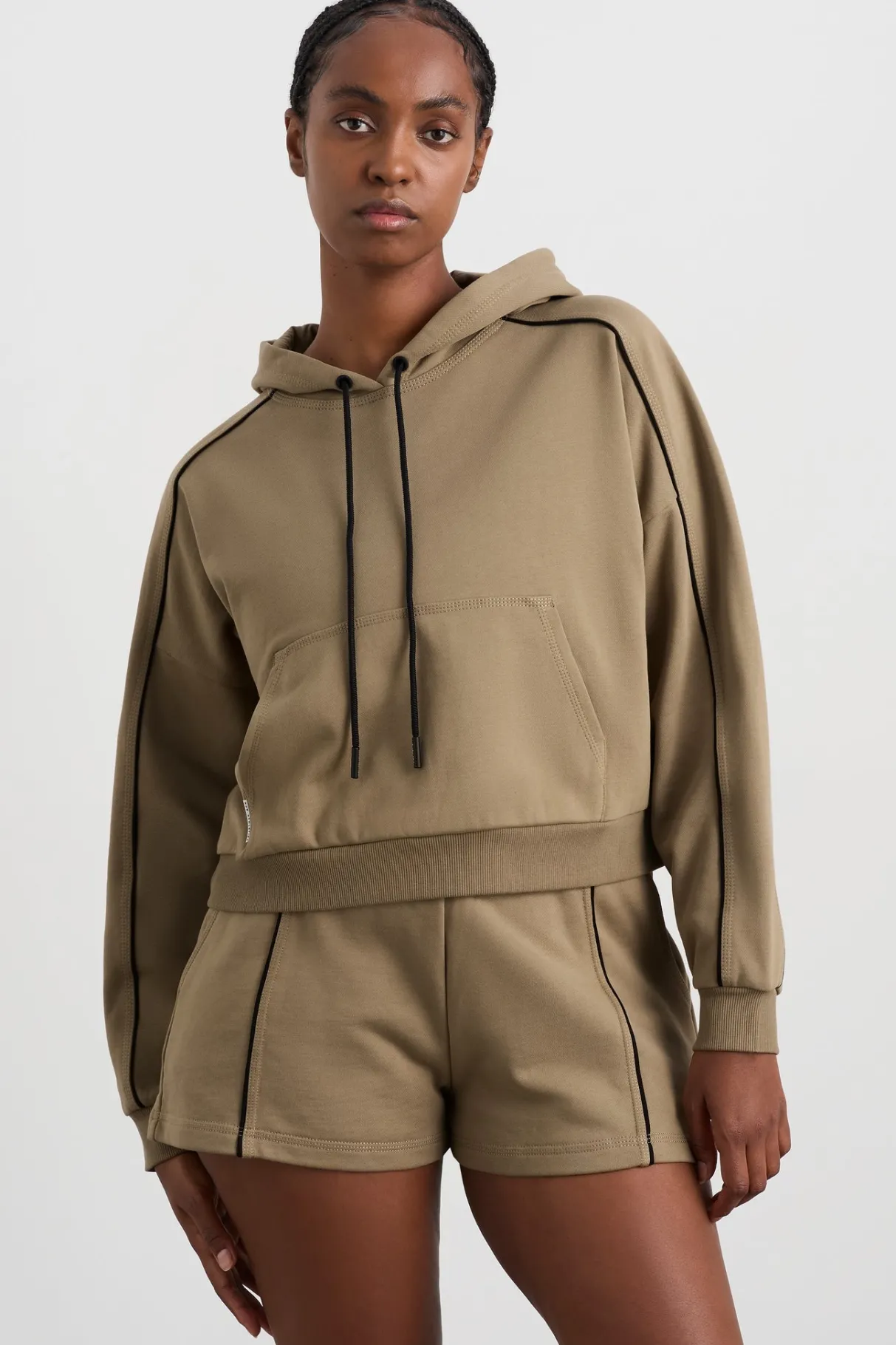 kangaroo_pocket_hoodie__6.webp Online Aje ATHLETICA Kangaroo Pocket Hoodie 405 Soft Khaki Black