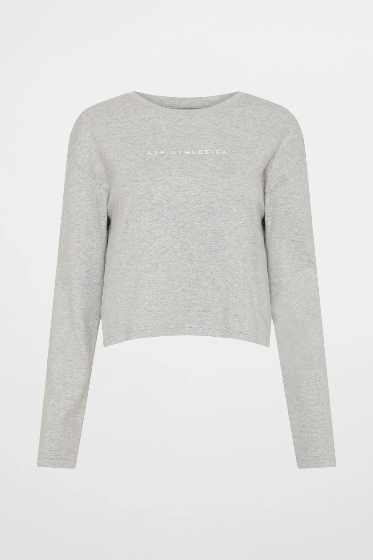 keyhole_drawstring_long_sleeve_tee__0.webp Online Aje ATHLETICA Keyhole Drawstring Long Sleeve Tee 149 Grey Marle