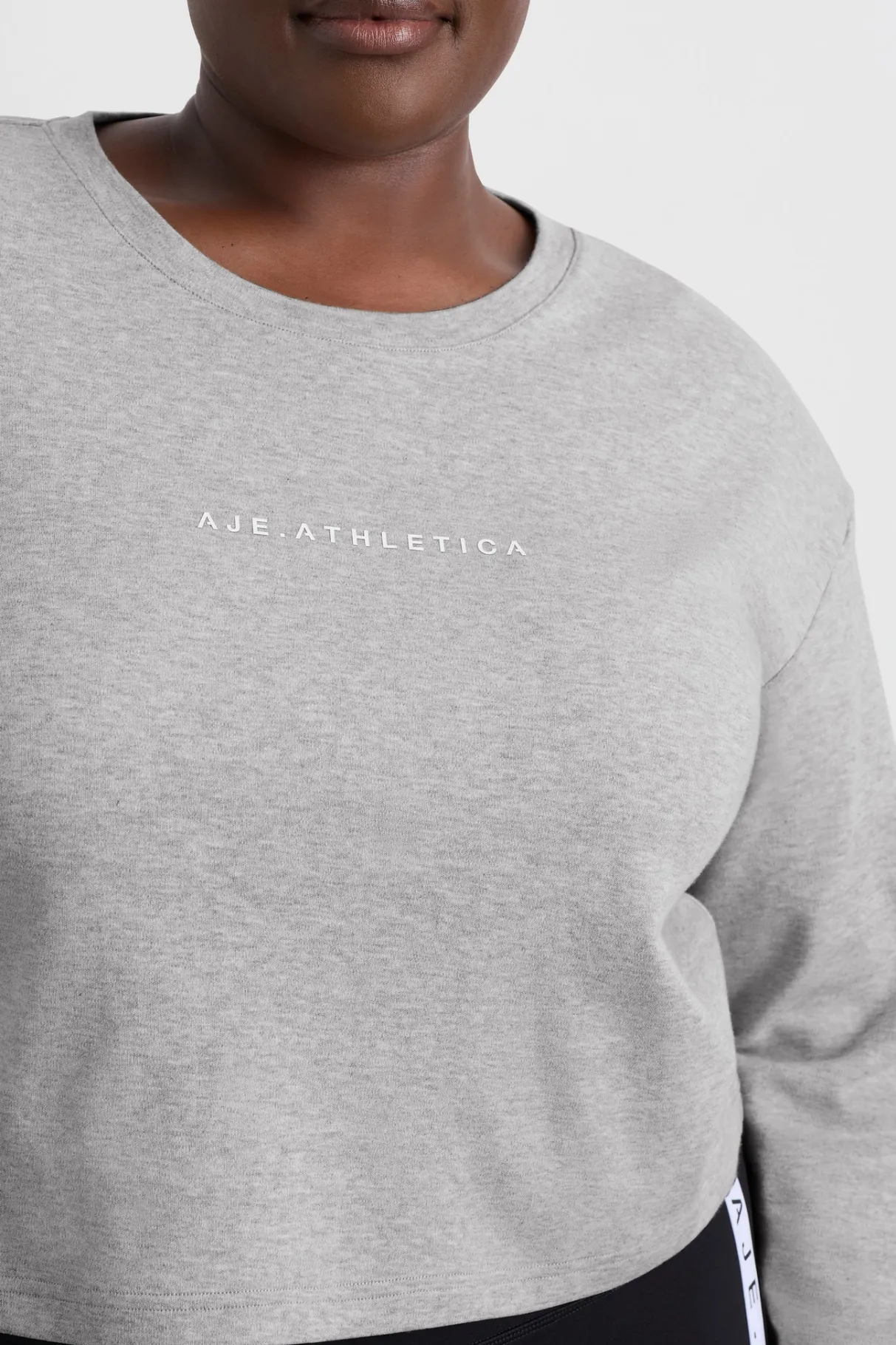 keyhole_drawstring_long_sleeve_tee__12.webp Online Aje ATHLETICA Keyhole Drawstring Long Sleeve Tee 149 Grey Marle
