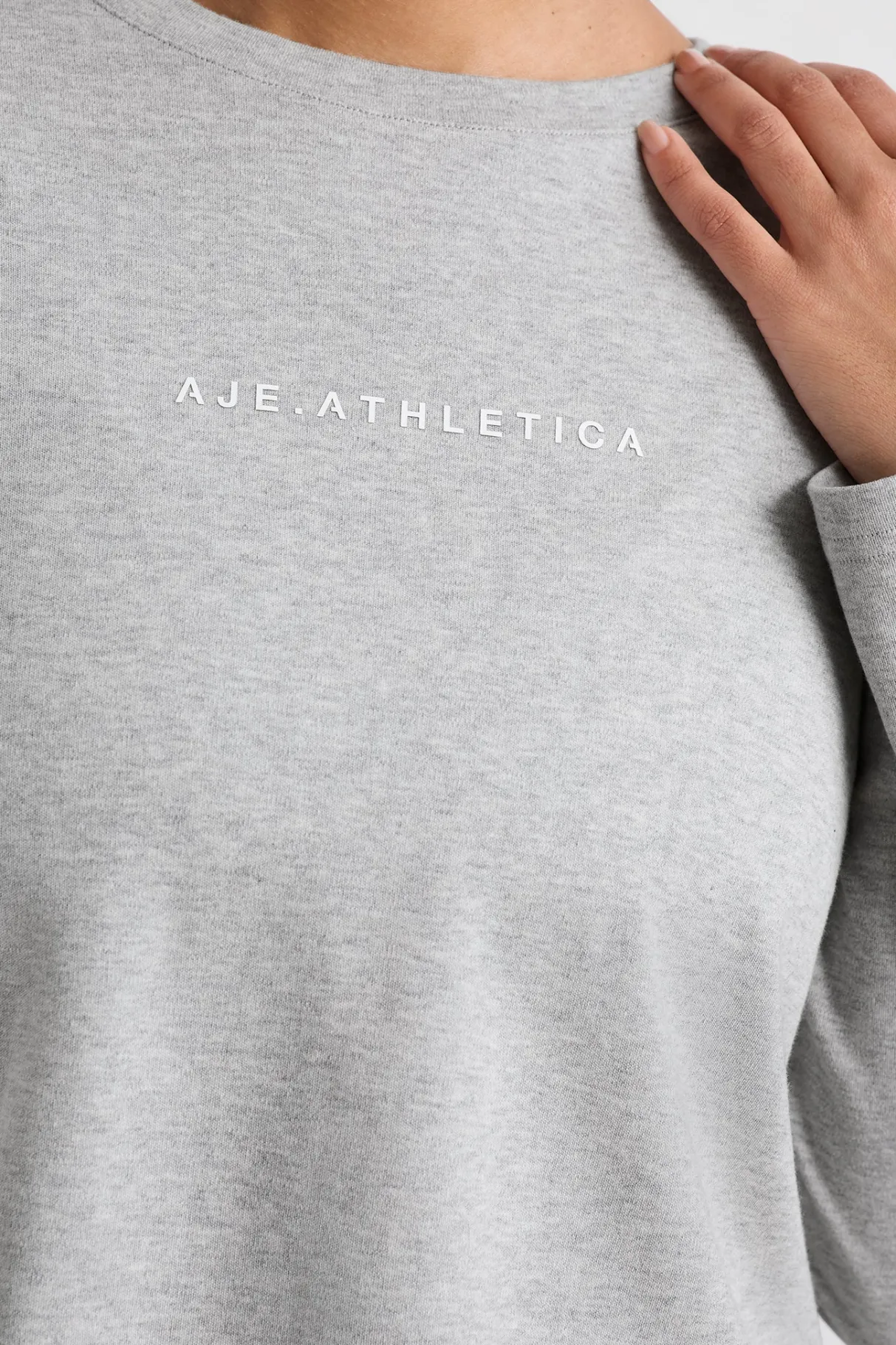 keyhole_drawstring_long_sleeve_tee__7.webp Online Aje ATHLETICA Keyhole Drawstring Long Sleeve Tee 149 Grey Marle