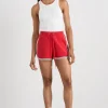 Best Aje ATHLETICA Knit Contrast Shorts 603 Passionate Red
