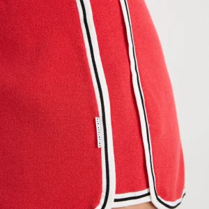 Best Aje ATHLETICA Knit Contrast Shorts 603 Passionate Red