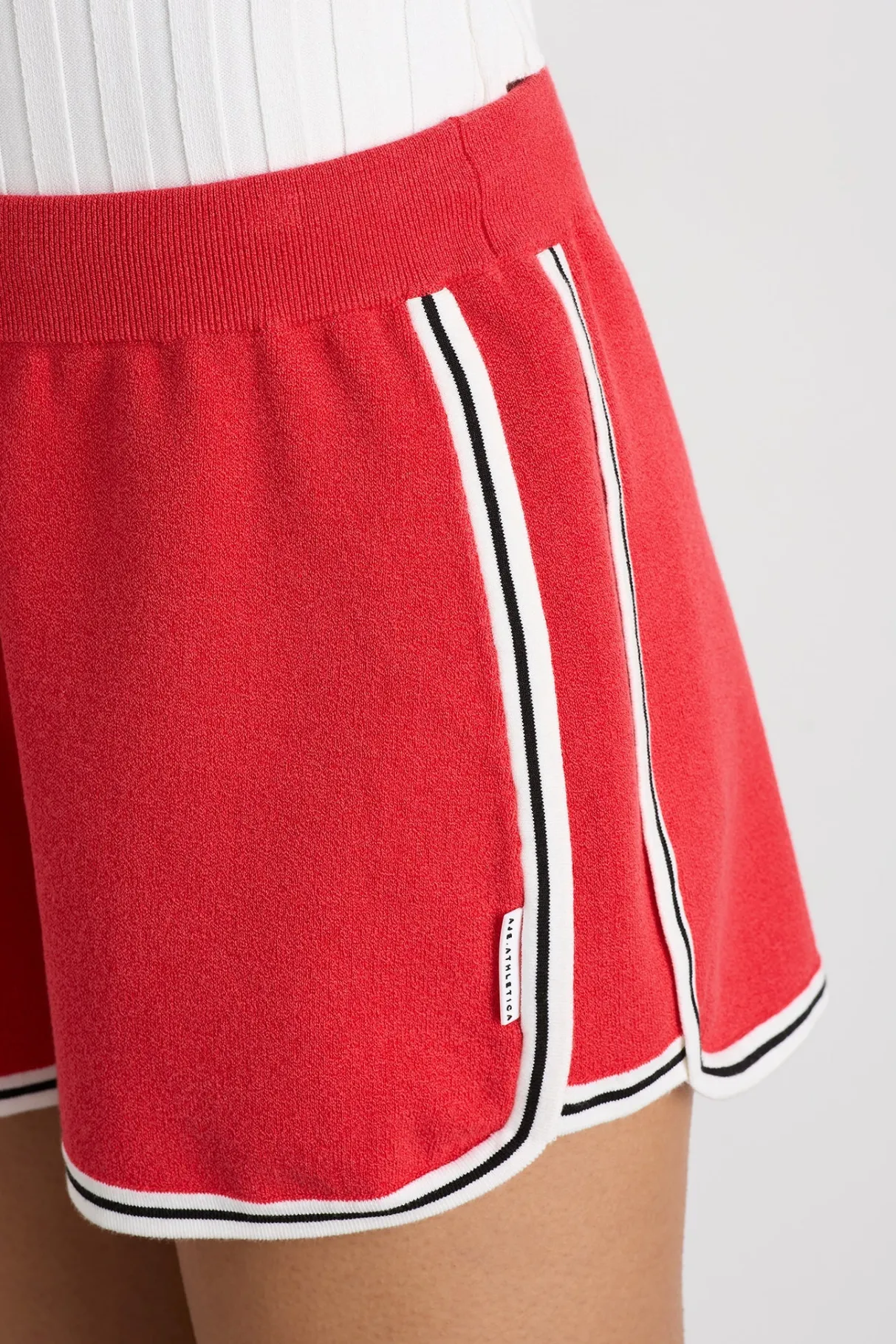 knit_contrast_shorts__4.webp Best Aje ATHLETICA Knit Contrast Shorts 603 Passionate Red