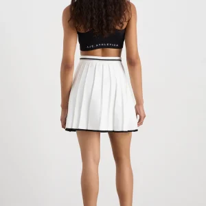 Best Aje ATHLETICA Knit Pleated Skirt 628 White / Black