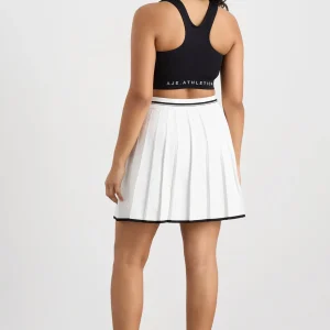 Best Aje ATHLETICA Knit Pleated Skirt 628 White / Black