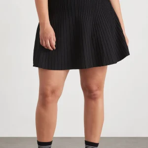 Flash Sale Aje ATHLETICA Knitted Mini Skirt 628 Black
