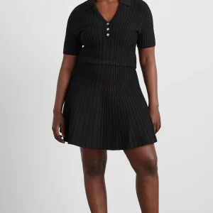 Flash Sale Aje ATHLETICA Knitted Mini Skirt 628 Black