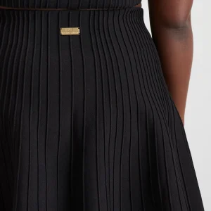 Flash Sale Aje ATHLETICA Knitted Mini Skirt 628 Black