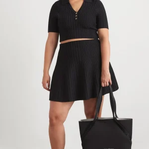 Online Aje ATHLETICA Knitted Polo Top 341 Black