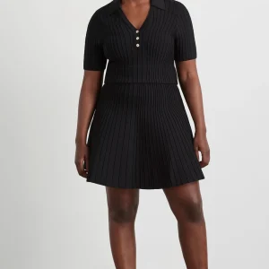 Online Aje ATHLETICA Knitted Polo Top 341 Black