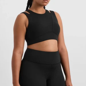Store Aje ATHLETICA Layered Cut Out Sports Bra 385 Black