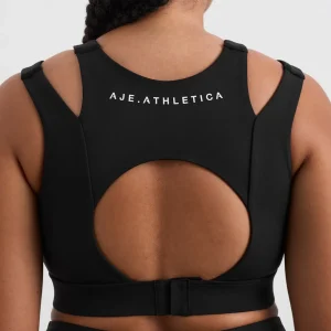 Store Aje ATHLETICA Layered Cut Out Sports Bra 385 Black