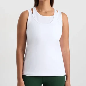 Flash Sale Aje ATHLETICA Layered Tank 156 White